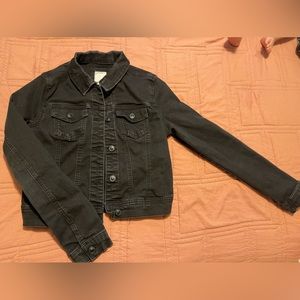Black jean jacket